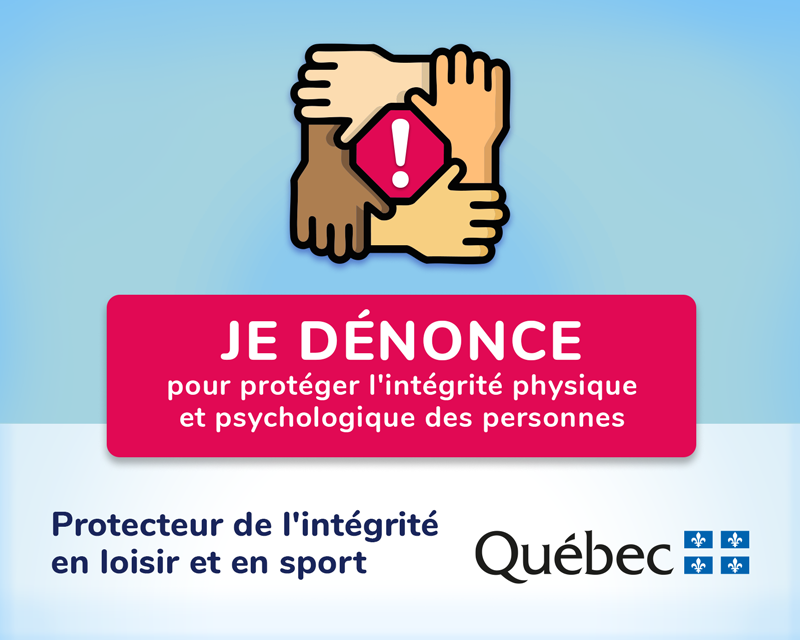 Je dénonce pour protéger l'intégrité physique et psychologique des personnes